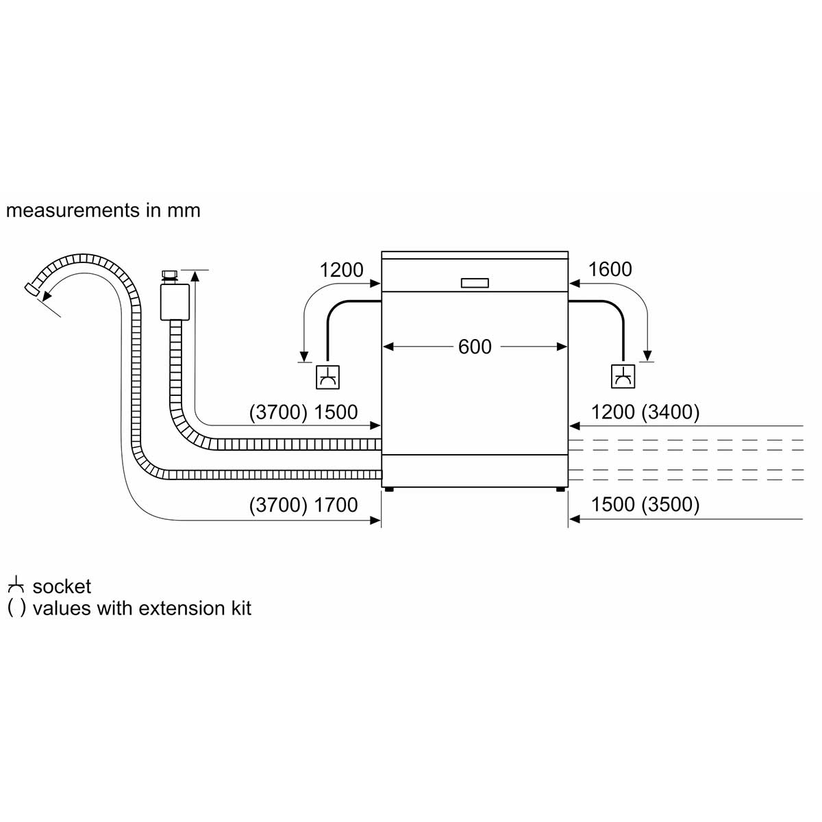 Siemens 西門子 SN23HW03KE iQ300 60厘米 獨立式洗碗機 白色 - ShineCreation 創暉百貨